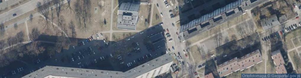 Zdjęcie satelitarne Paczkomat InPost LOD63BAPP