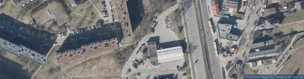 Zdjęcie satelitarne Paczkomat InPost LOD66N