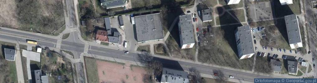 Zdjęcie satelitarne Paczkomat InPost LOD88M