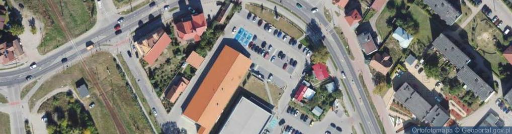 Zdjęcie satelitarne Paczkomat InPost MON02M