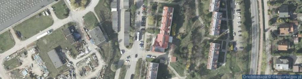 Zdjęcie satelitarne Paczkomat InPost MRG01M