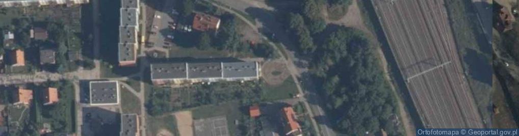 Zdjęcie satelitarne Paczkomat InPost PRT01M