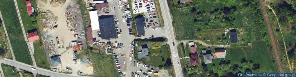 Zdjęcie satelitarne Paczkomat InPost PTE01N