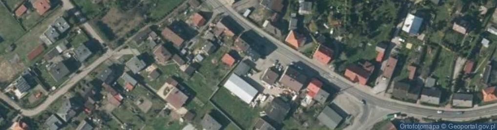 Zdjęcie satelitarne Paczkomat InPost RUD01M