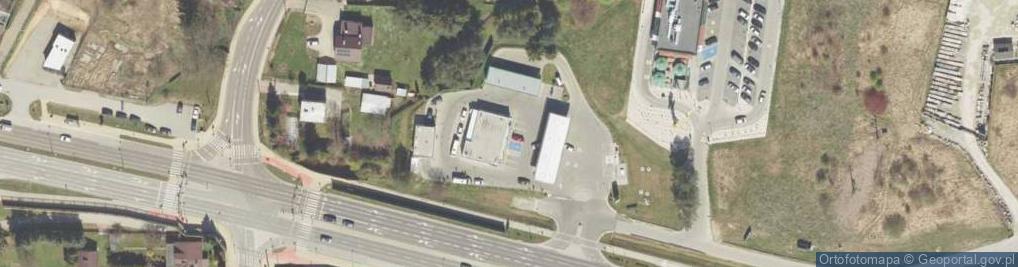 Zdjęcie satelitarne Paczkomat InPost RZE72M