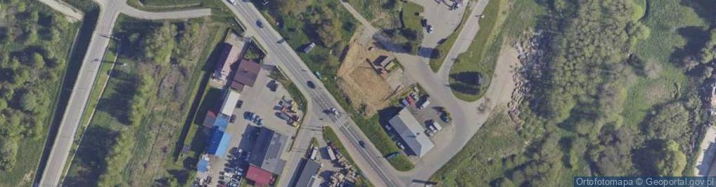 Zdjęcie satelitarne Paczkomat InPost SAN01BAPP