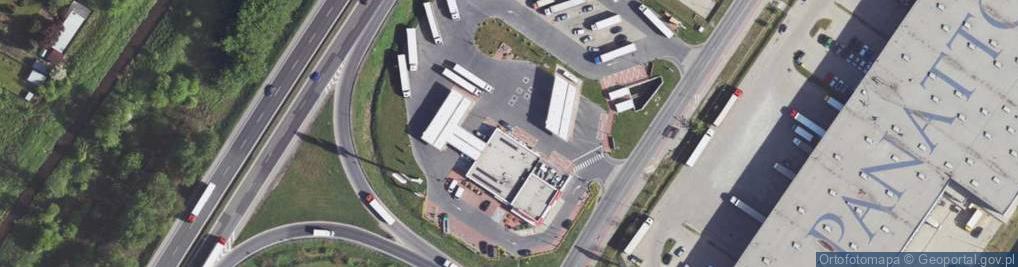 Zdjęcie satelitarne Paczkomat InPost SOS11BAPP