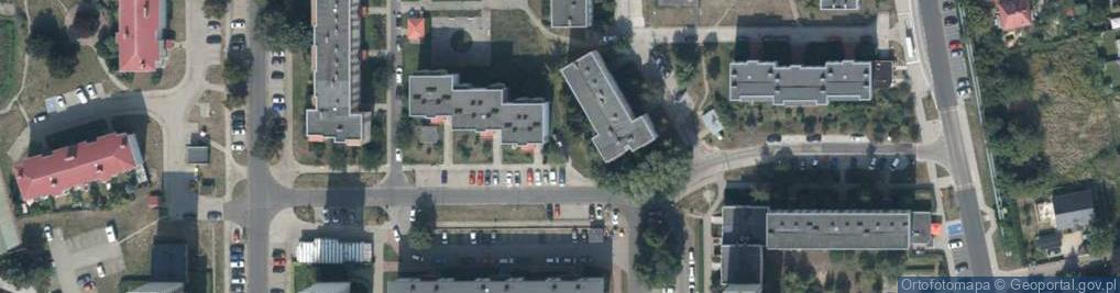 Zdjęcie satelitarne Paczkomat InPost SZC84M