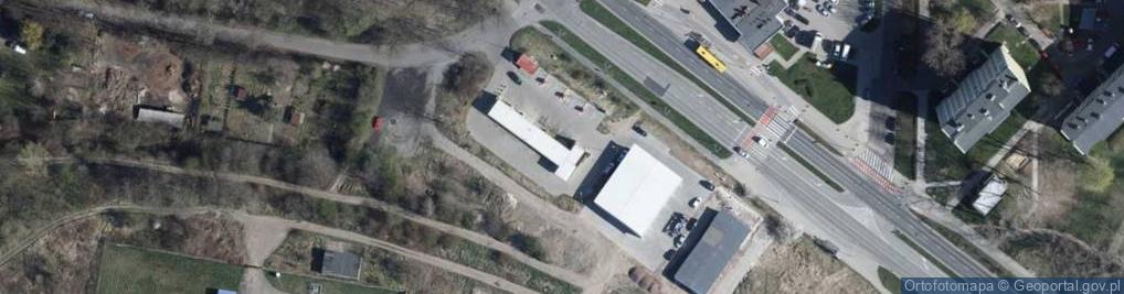 Zdjęcie satelitarne Paczkomat InPost WAL43M