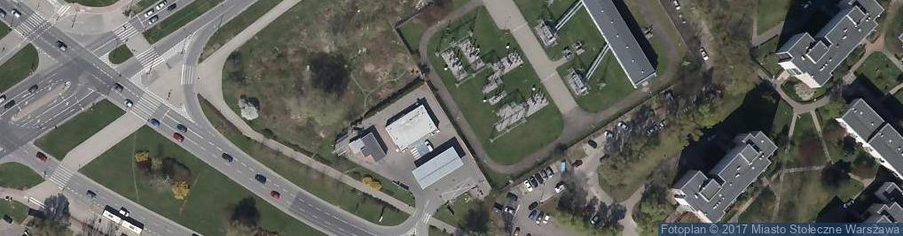 Zdjęcie satelitarne Paczkomat InPost WAW03N