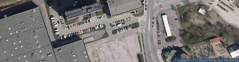 Zdjęcie satelitarne Paczkomat InPost WAW03SAPP