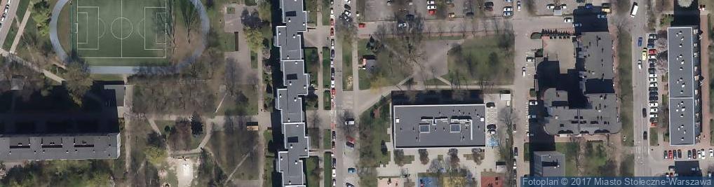 Zdjęcie satelitarne Paczkomat InPost WAW04SAPP