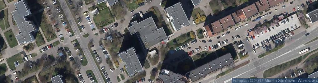 Zdjęcie satelitarne Paczkomat InPost WAW106HP