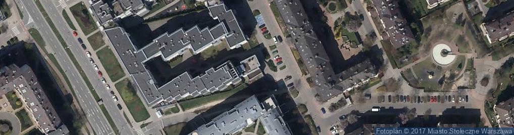 Zdjęcie satelitarne Paczkomat InPost WAW107M