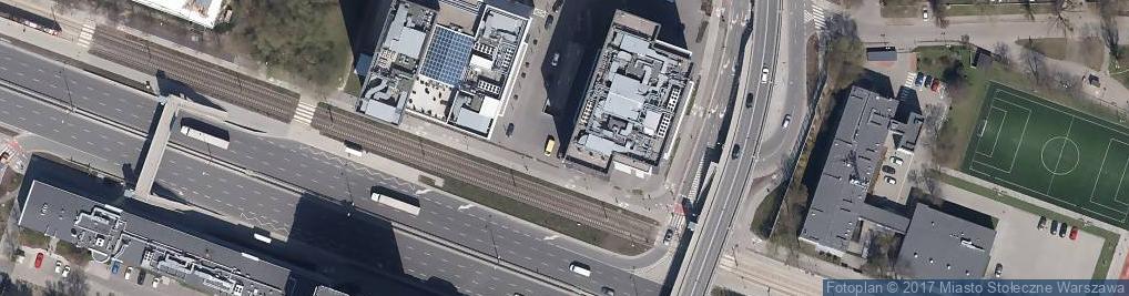 Zdjęcie satelitarne Paczkomat InPost WAW114M