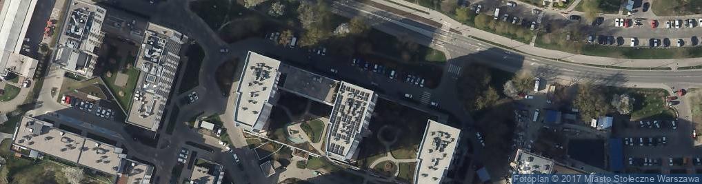 Zdjęcie satelitarne Paczkomat InPost WAW128H