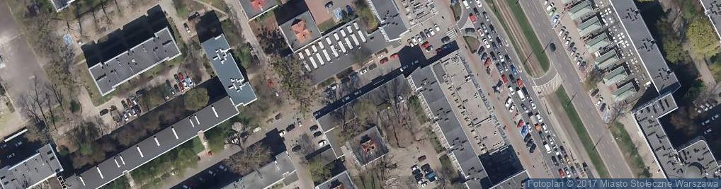 Zdjęcie satelitarne Paczkomat InPost WAW129H