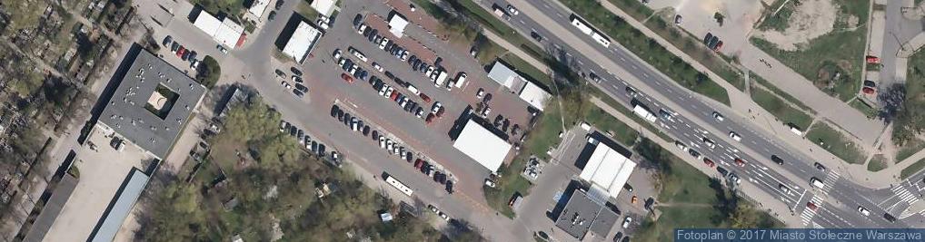 Zdjęcie satelitarne Paczkomat InPost WAW135A