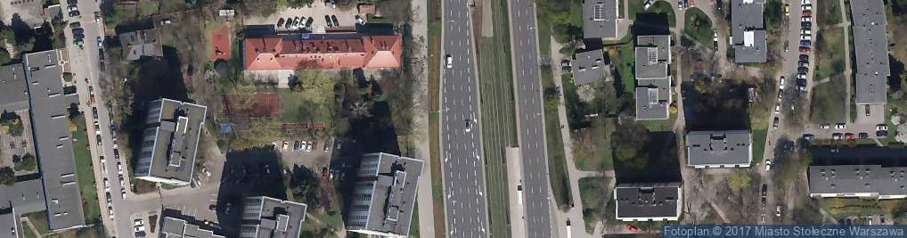 Zdjęcie satelitarne Paczkomat InPost WAW137M
