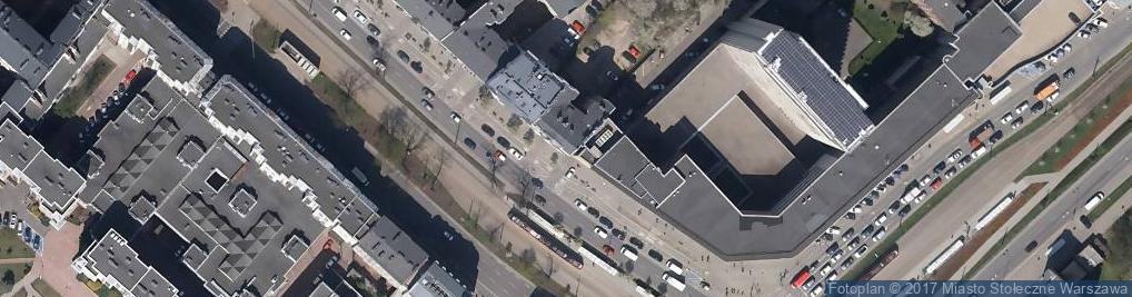 Zdjęcie satelitarne Paczkomat InPost WAW166M