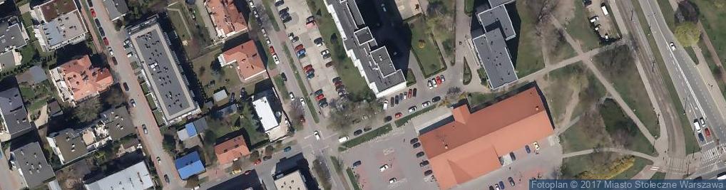 Zdjęcie satelitarne Paczkomat InPost WAW192AP