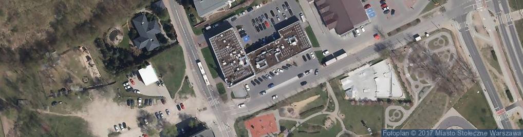 Zdjęcie satelitarne Paczkomat InPost WAW198AP