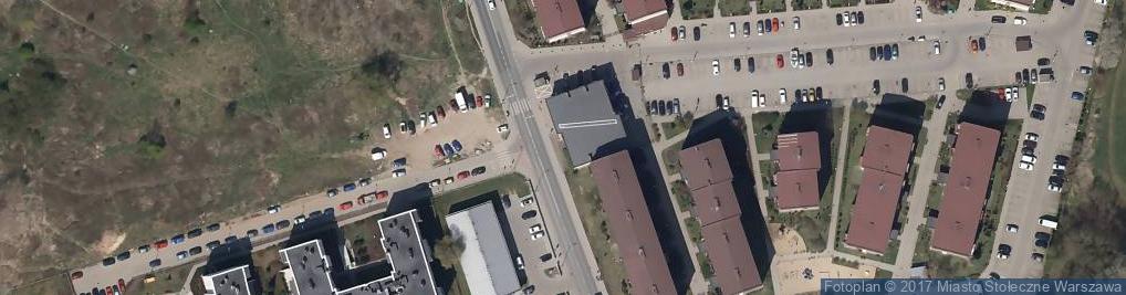 Zdjęcie satelitarne Paczkomat InPost WAW216AP