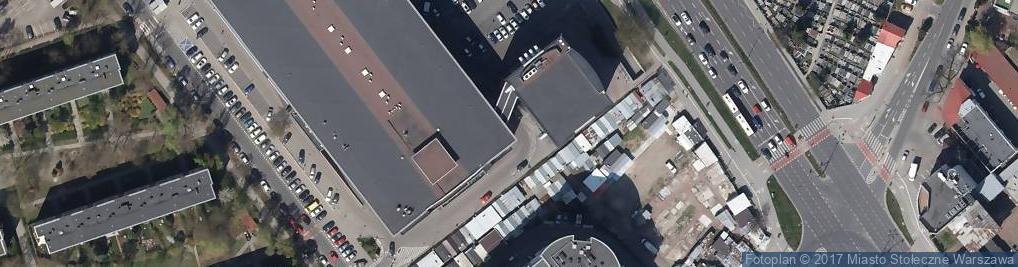 Zdjęcie satelitarne Paczkomat InPost WAW21M