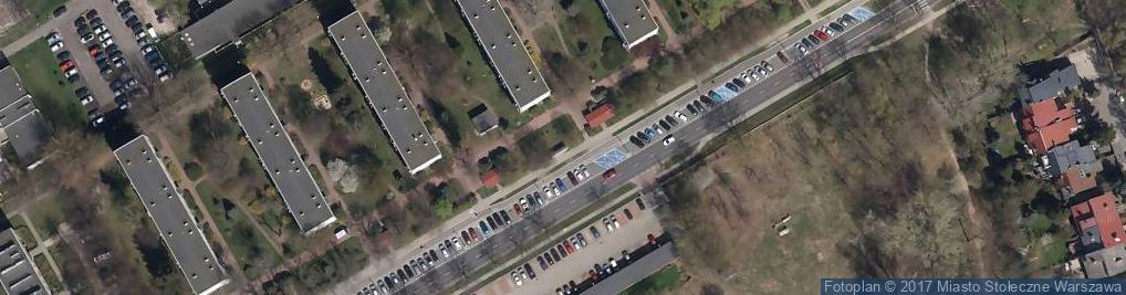 Zdjęcie satelitarne Paczkomat InPost WAW232M