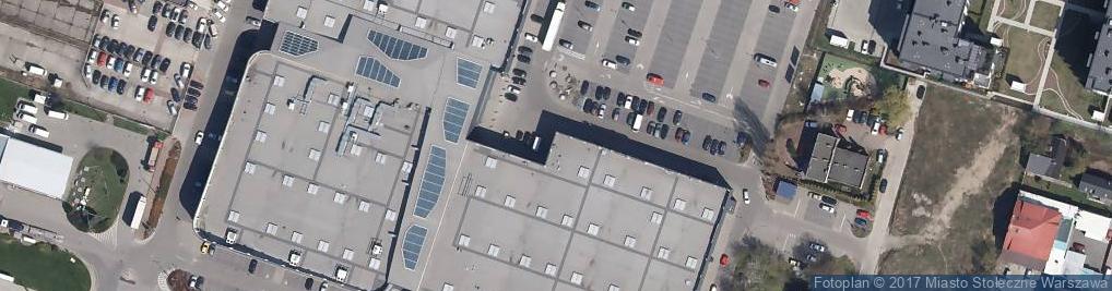 Zdjęcie satelitarne Paczkomat InPost WAW24B