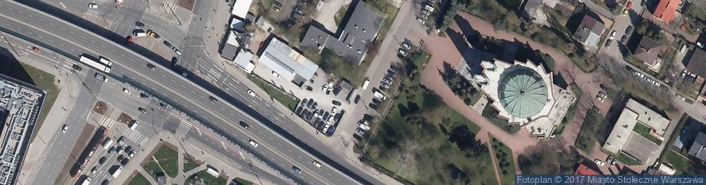 Zdjęcie satelitarne Paczkomat InPost WAW250M