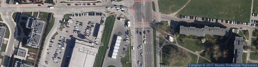 Zdjęcie satelitarne Paczkomat InPost WAW262M