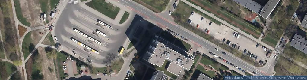 Zdjęcie satelitarne Paczkomat InPost WAW26BAPP