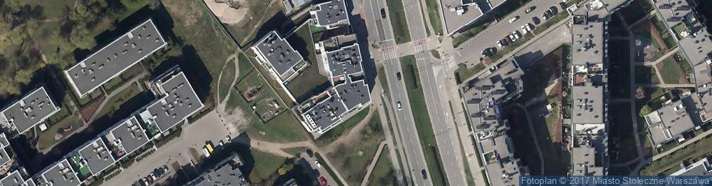 Zdjęcie satelitarne Paczkomat InPost WAW38HP