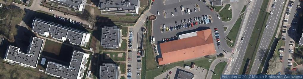 Zdjęcie satelitarne Paczkomat InPost WAW39M