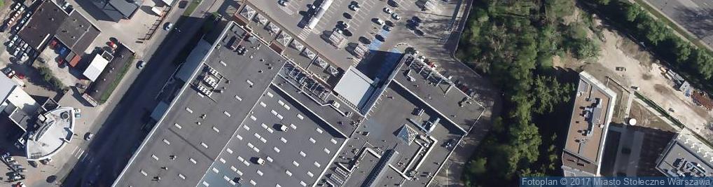 Zdjęcie satelitarne Paczkomat InPost WAW40A