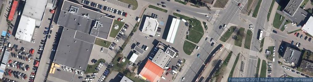 Zdjęcie satelitarne Paczkomat InPost WAW42AP