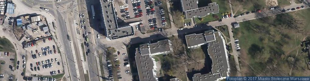 Zdjęcie satelitarne Paczkomat InPost WAW434M