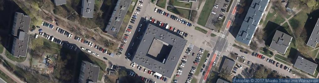 Zdjęcie satelitarne Paczkomat InPost WAW44M