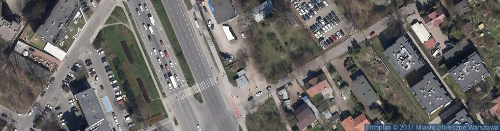 Zdjęcie satelitarne Paczkomat InPost WAW454M