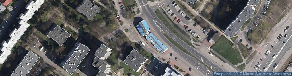 Zdjęcie satelitarne Paczkomat InPost WAW48N