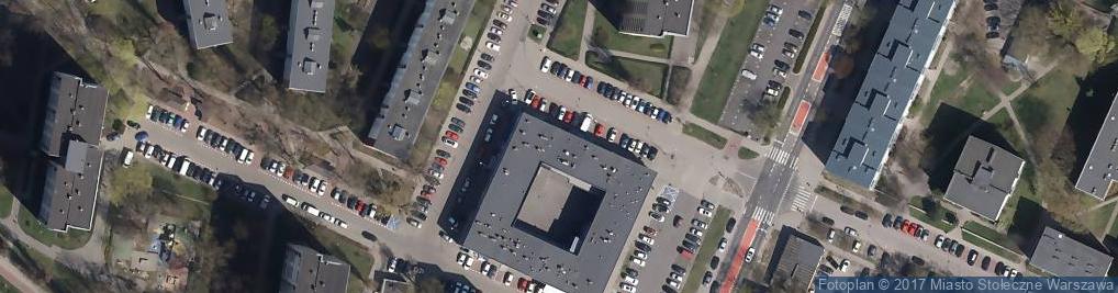Zdjęcie satelitarne Paczkomat InPost WAW504M
