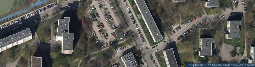 Zdjęcie satelitarne Paczkomat InPost WAW53BAPP