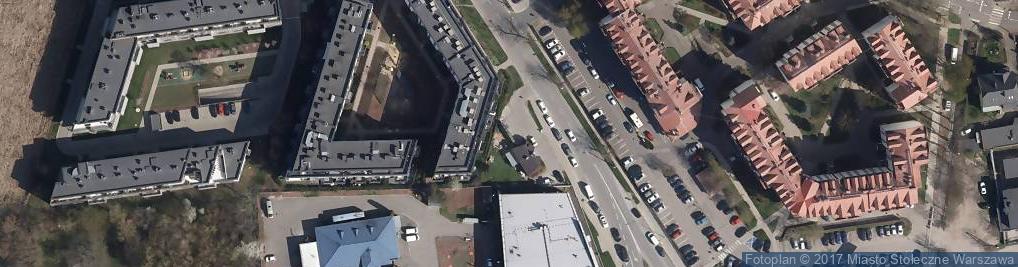 Zdjęcie satelitarne Paczkomat InPost WAW54A