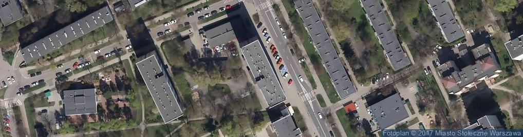 Zdjęcie satelitarne Paczkomat InPost WAW68AP