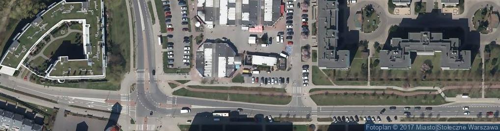 Zdjęcie satelitarne Paczkomat InPost WAW73M