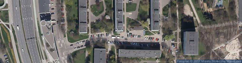 Zdjęcie satelitarne Paczkomat InPost WAW75H