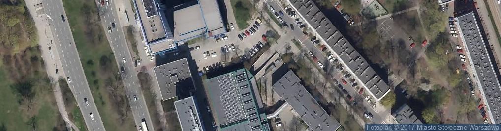 Zdjęcie satelitarne Paczkomat InPost WAW77BAPP
