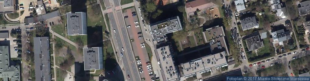 Zdjęcie satelitarne Paczkomat InPost WAW84HP