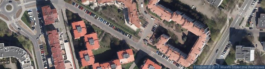 Zdjęcie satelitarne Paczkomat InPost WAW88BAPP